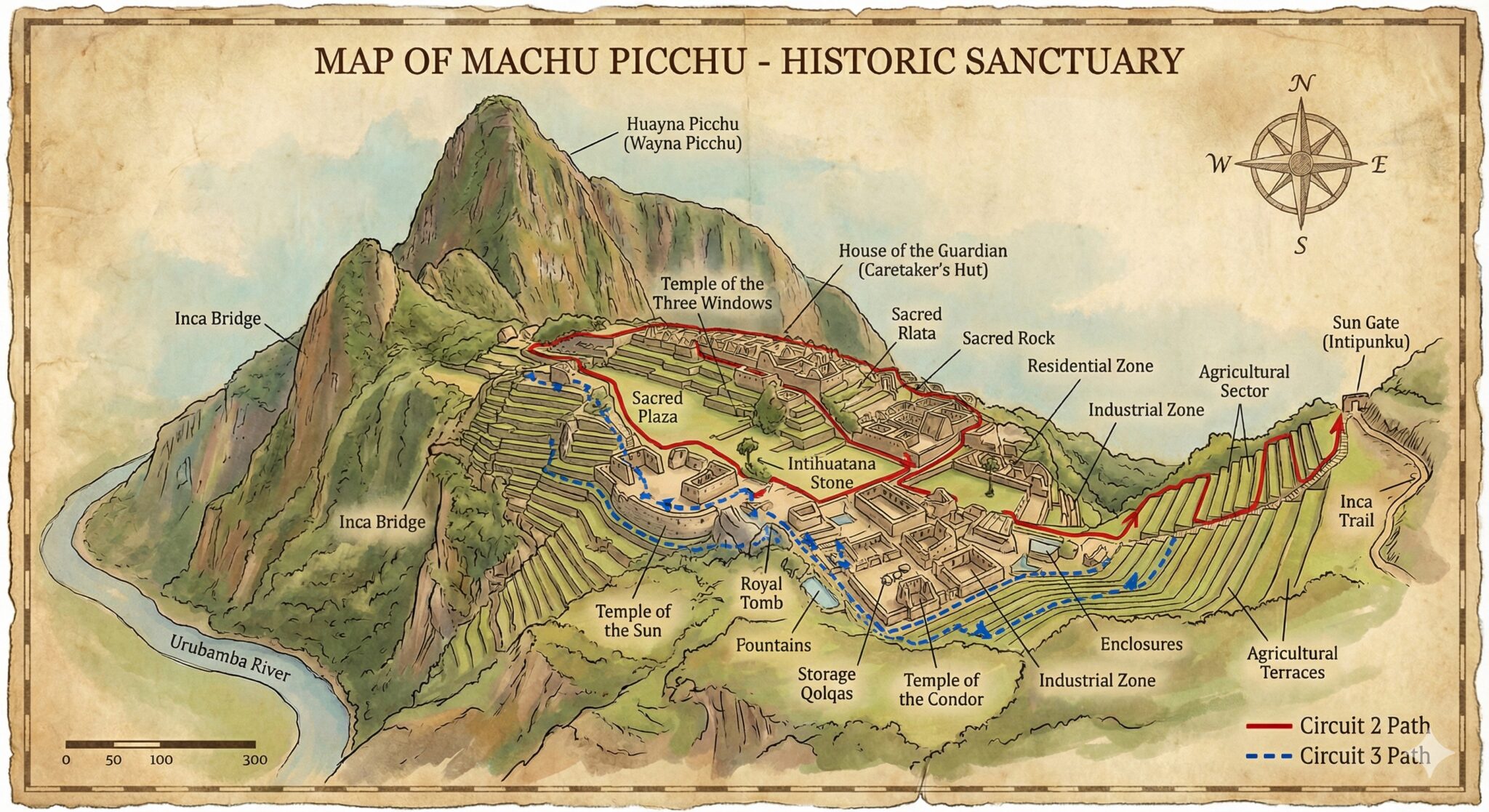 machu picchu circuit 2 vs circuit 3 machu picchu circuit 2 vs circuit 3